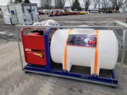 Laveuse a pression a eau chaude 4000psi diesel, moteur a essence