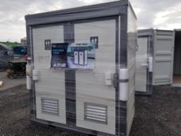 Toilette double avec lavabo 82x52x92