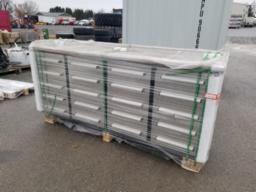 Coffre 20 tiroirs  88piX38poX24pi  neuf Stainless