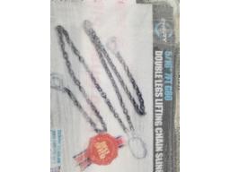 &Eacute;lingue de chaine de levage a double jambe avec crochet