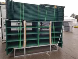 Cl&ocirc;ture a b&eacute;tail 54 panneau 10'x5' + 2 portes