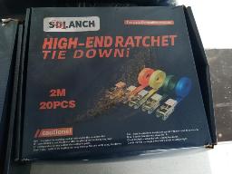 20 sangles a cliquet 2m