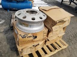 6 roues en aluminium pour camion