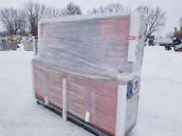 Armoire de rangement avec &eacute;tabli, 18 tiroirs, 4 cabinets, Rouge 87x24x67