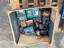 Lot de chargeurs a batterie