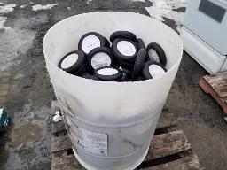 Lot de roues en plastique 6po1/4