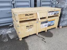 Garage double en acier 25x33, boitier 86x48x44  1500Kg