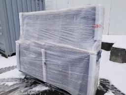 Coffre 18 tiroirs, 4 portes 87x24x67 Bleu