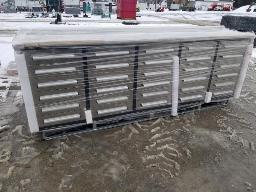 Coffre 30 tiroirs, 113x24x40 Stainless