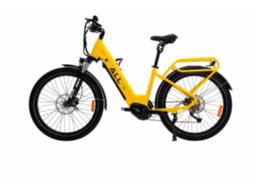 All-E-TDA22L M500-BICYCLETTE &Eacute;LECTRIQUE CITY 275 Jaune, Fourche 17.5, a assembler