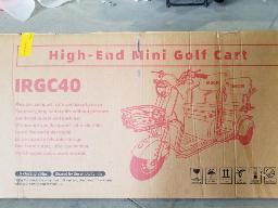 2026 SDLANCH IRGC40 Cart de golf 3 roues &eacute;lectrique, couleur violet A ASSEMBLER