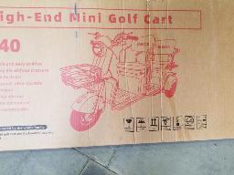 2026 SDLANCH IRGC40 Cart de golf 3 roues &eacute;lectrique, A ASSEMBLER