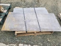 Lot de plaques d'acier grandeur + &eacute;paisseur vari&eacute;s NEUF