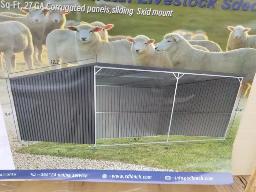 Abris en m&eacute;tal pour animaux, boitier 87x47x16, 550Kg, 19pi x 12pi x 10pi et 8pi 4 po