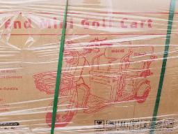 SDLANCH IRGC40 Cart de golf 3 roues &eacute;lectrique rouge,2 places &Agrave; ASSEMBLER