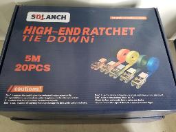 20 sangles a cliquet, 5 m&egrave;tres