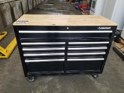 HUSKY-Coffre &agrave; outils sur roulettes 9 tiroirs