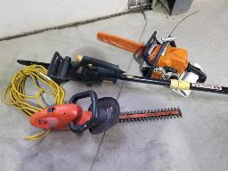 Scie &agrave; chaine STHIL MS170, coupe branche &eacute;lectrique, coupe haie