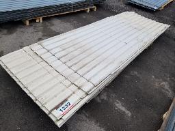 Lot de t&ocirc;le 38po de large, longueur et quantit&eacute; vari&eacute;es