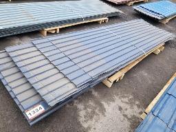 Lot de t&ocirc;le 38po de large, longueur et quantit&eacute; vari&eacute;es