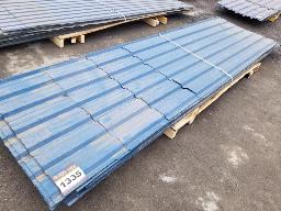 Lot de t&ocirc;le 38po de large, longueur et quantit&eacute; vari&eacute;es