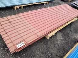 Lot de t&ocirc;le 38po de large, longueur et quantit&eacute; vari&eacute;es