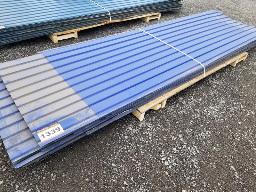 Lot de t&ocirc;le 38po de large, longueur et quantit&eacute; vari&eacute;es