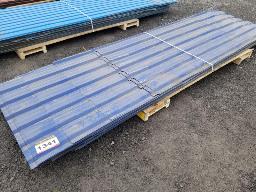 Lot de t&ocirc;le 38po de large, longueur et quantit&eacute; vari&eacute;es