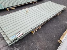 Lot de t&ocirc;le 38po de large, longueur et quantit&eacute; vari&eacute;es