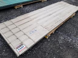 Lot de t&ocirc;le 38po de large, longueur et quantit&eacute; vari&eacute;es