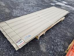 Lot de t&ocirc;le 38po de large, longueur et quantit&eacute; vari&eacute;es