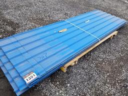 Lot de t&ocirc;le 38po de large, longueur et quantit&eacute; vari&eacute;es