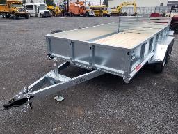 2027 METALXPERT MX72144T, Remorque en acier galvanis&eacute; 2 essieux tandem 6 pi. x 12 pi.,