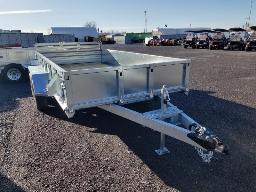 2027 METALXPERT MX72144T, Remorque en acier galvanis&eacute; 2 essieux tandem 6 pi. x 12 pi.,