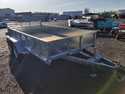 2027 METALXPERT MX72144T, Remorque en acier galvanis&eacute; 2 essieux tandem 6 pi. x 12 pi.,