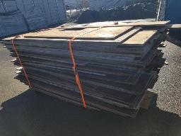 Lot de plywood de coffrage, longueur-largeur vari&eacute;es
