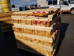 Environ 500 morceaux 2po x 3po x 4pi, plan&eacute;s et griff&eacute;s