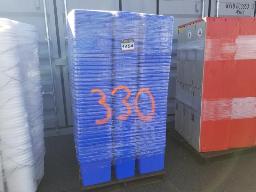 Environ 330 contenants rectangles 11po x15po x14po