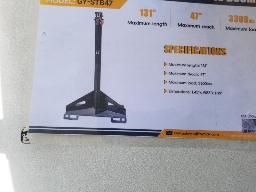 1 M&acirc;t t&eacute;lescopique 131'' cap. max 3300lbs, attache skid steer, neuf