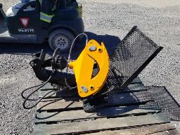 1 Grappin rotatif hydraulique, attache skid steer, neuf