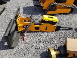 1 marteau piqueur attache skid steer, neuf