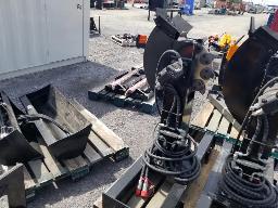 1 Broyeur de souche attache skid steer, neuf *