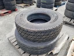 2 pneus 315/80R22.5 usag&eacute;s