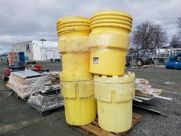 6 barils anti d&eacute;versement 95 gallons