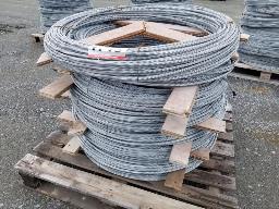 Cable d'acier galvanis&eacute; 7/16, 19 brins, environ 527kg