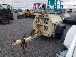 2008 INGER LS60H, tour d'&eacute;clairage sur remorque,