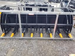 Rateau a grappin 78po attache skid steer, neuf