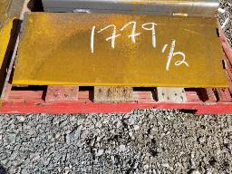 2 plaques 24po pour attache skid steer, neuf