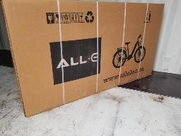 All-E-TDA22L M500-BICYCLETTE &Eacute;LECTRIQUE CITY 275 Bleu, Fourche 17.5, a assembler, neuf