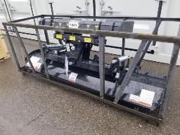 MOWER KING Gratte a neige 84po a angle 30 degr&eacute;s hydraulique attache skid steer, neuf
